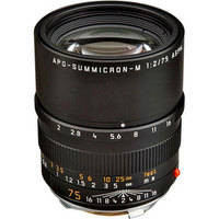 Leica Telephoto 75mm f/2.0 APO Summicron M Aspherical Manual Focus Lens