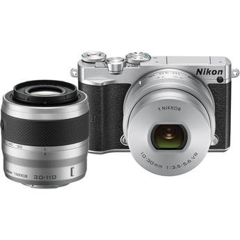 Nikon 1 J5 Mirrorless Digital Camera with 10-30mm and 30-110mm Lenses
