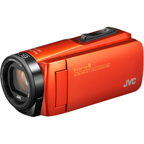 JVC Everio GZ-R460BUS Quad-Proof HD Camcorder with 40x Optical Zoom  (Orange) - Berger Brothers