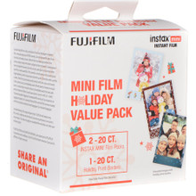 FUJIFILM INSTAX Mini Instant Film Holiday Pack (40 Exposures) 