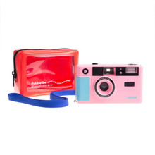 dubblefilm SHOW camera pink - 35mm reusable camera with flash