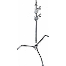 Avenger High 5' Detachable C-Stand 16 with 5/8" Mounting Stud, 2 Riser, 3 Sections, Silver Chrome