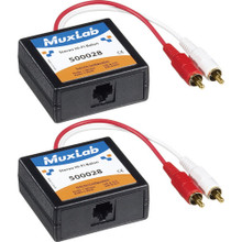 MuxLab Stereo Hi-Fi 2-Pack RCA Balun Kit
