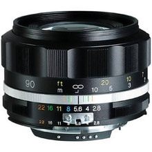 Voigtlander 90mm f/2.8 SLIIs Apo-Skopar for Nikon AIS F-Mount (Black Rim)