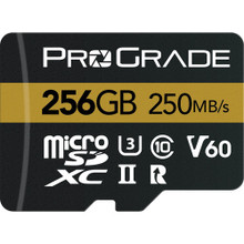 ProGrade Digital UHS-II microSDXC Memory Card with SD Adapter