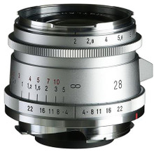 Voigtlander 28mm f/2.0 Ultron Vintage Aspherical VM Lens Type II (Black)
