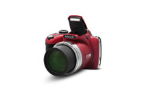 Minolta MN53Z 16MP 53X Optical Zoom Wi-Fi Bridge Camera (Red)