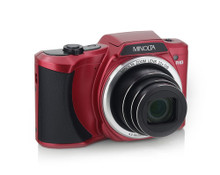 Minolta MN22Z 20MP 22X Optical Zoom Wi-Fi Camera - Red