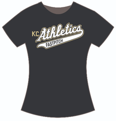 B1. KC Athletics Women's Dri-Fit T-Shirt - Black