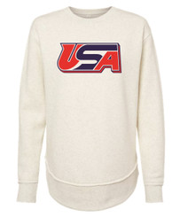 5. AIST LAT Women's Crewneck - Natural Heather