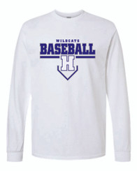 3. Harrisonville Gildan Long Sleeve Cotton T-Shirt