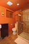 Villa Dwelling Palette in bathroom in Benjamin Moore Paint Colors