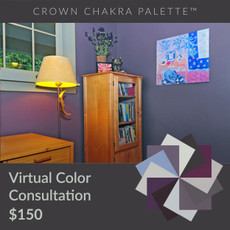 Color in Space Crown Chakra Palette Virtual Consultation for $150