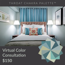 Color in Space Throat Chakra Palette Virtual Consultation for $150
