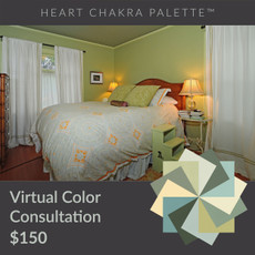 Color in Space Heart Chakra Palette Virtual Consultation for $150
