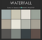 Waterfall Palette™ from Color in Space 