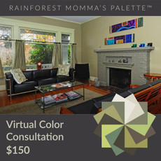 Color in Space Rainforest Palette Virtual Consultation for $150