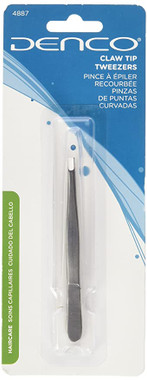 Stainless steel, esthetician tweezers are ideal for eyebrow and body tweezing. Made in Germany.