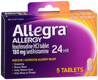 Allegra 180mg Tablets