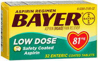 Bayer Low Dose 81mg Tablets