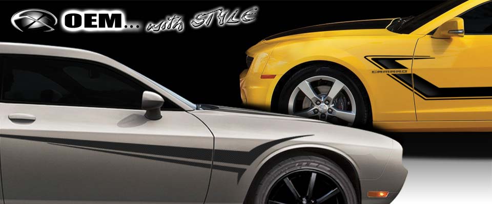 OEM Vehicle Graphics, Racing Stripes and Decals