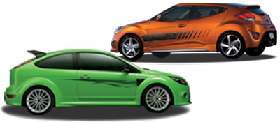 OEM Style vehicle graphics