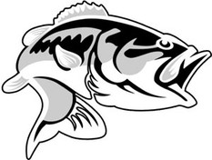 Bass Fish - Decal