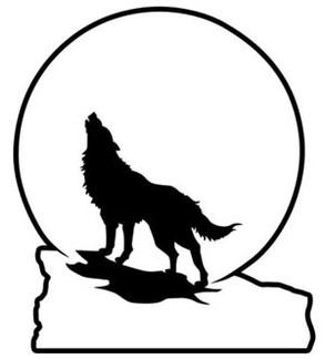 Howling Wolf -Decal