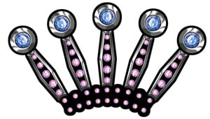 Jeweled Crown Decal
