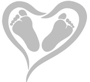 Baby Love Decal - Grey