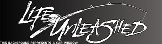 Life Unleashed Fishing Pole Decal