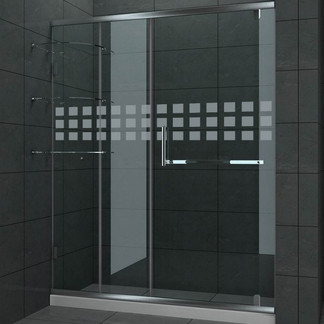 EtchedFX Glass Film - Frosted Blocks GE 4004