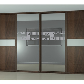 EtchedFX glass film style: Glass Mosaic- GE4006
