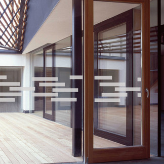 EtchedFX glass film style: Random Blocks - GE4013