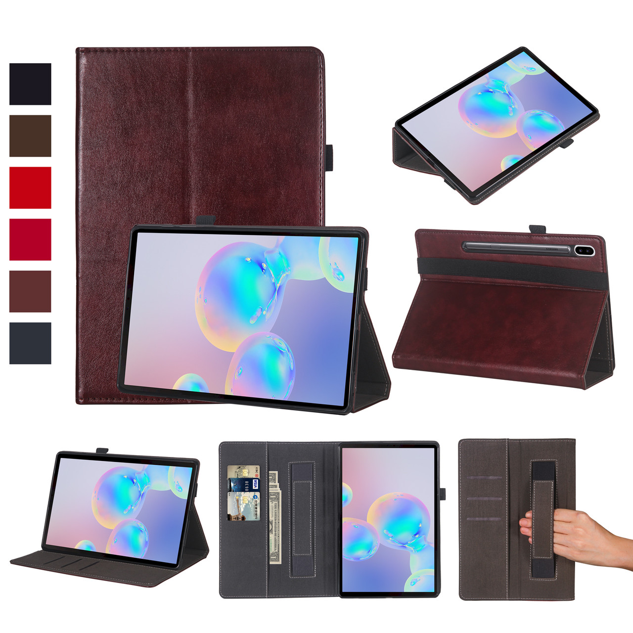 Samsung Galaxy Tab S6 10 5 2019 T860 T865 Smart Leather Case