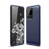 Slim Samsung Galaxy S20 Ultra Carbon Fibre Soft Carbon Case Cover G988