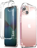 Goospery iPhone 13 mini Clear Phone Case Shockproof Bumper Cover 2021