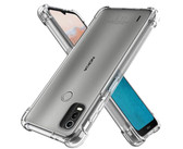 Nokia C21+ Plus Clear Mobile Phone Case Shockproof Cover Corner Bumper