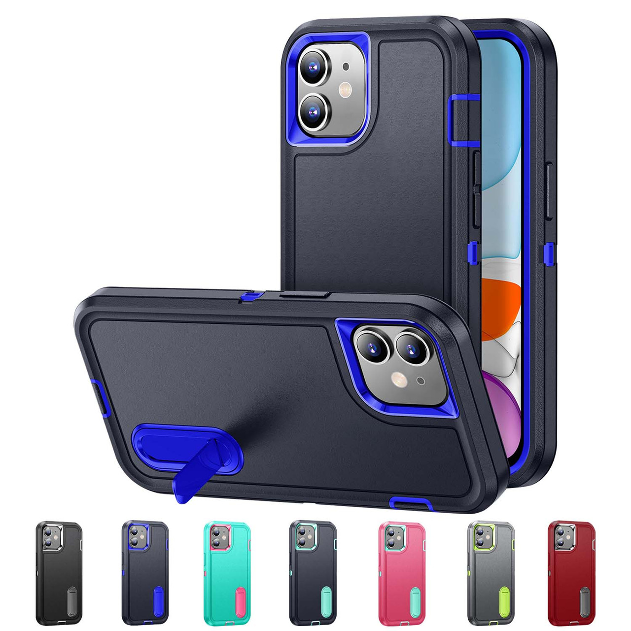 Shockproof iPhone 11 Case Cover Heavy Duty with Stand Apple iPhone11 -  myCaseCovers