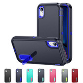Shockproof iPhone XR Case Cover Heavy Duty with Stand Apple iPhoneXR