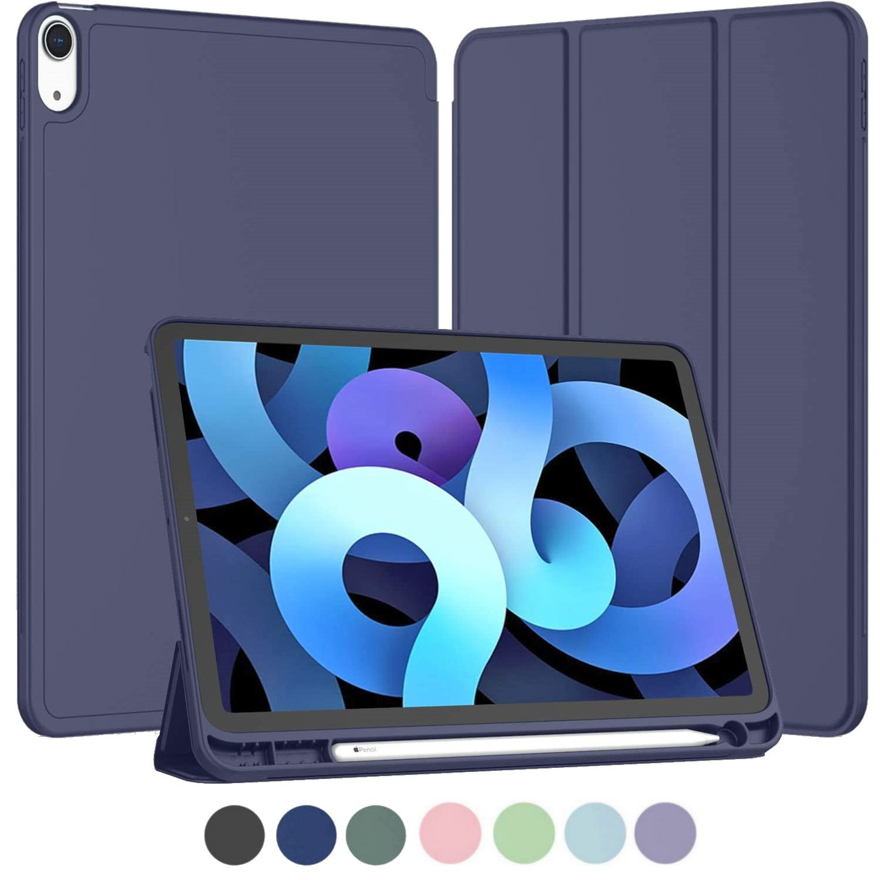 8th Generation Ipad Cover With Apple Pencil Holder IPad Slim Case