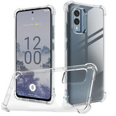 Nokia X30 5G Clear Mobile Phone Case Shockproof Cover Bumper