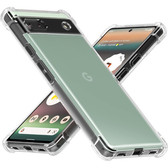 Google Pixel 6a 5G Clear Mobile Phone Case Shockproof Cover Bumper