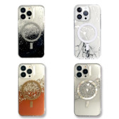 Shockproof Case iPhone 12 Pro Clear Cover Sleek Pattern MagSafe Apple