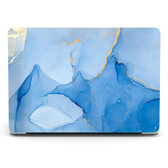 MacBook Pro 14-inch M1 2021 Hard Case Cover Apple A2442 Marble Blue