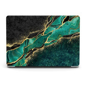 MacBook Pro 14-inch 2023 Hard Case Cover Apple A2779 Marble Green+Black