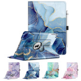 iPad Air 11" 2024 Smart 360 Rotate Leather Case Cover Apple 6th Gen Marble