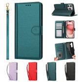 Folio Case iPhone 12 Leather Wallet Cover Line Apple iPhone12