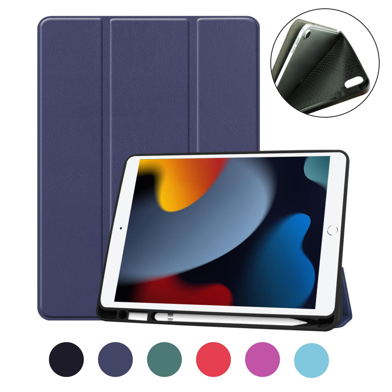 iPad Pro 10.5" 2017 Smart Case Cover Apple Pencil Slot 2rd Gen