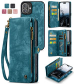 CaseMe 2-in-1 iPhone 16e Detachable Case Leather Wallet Cover Apple